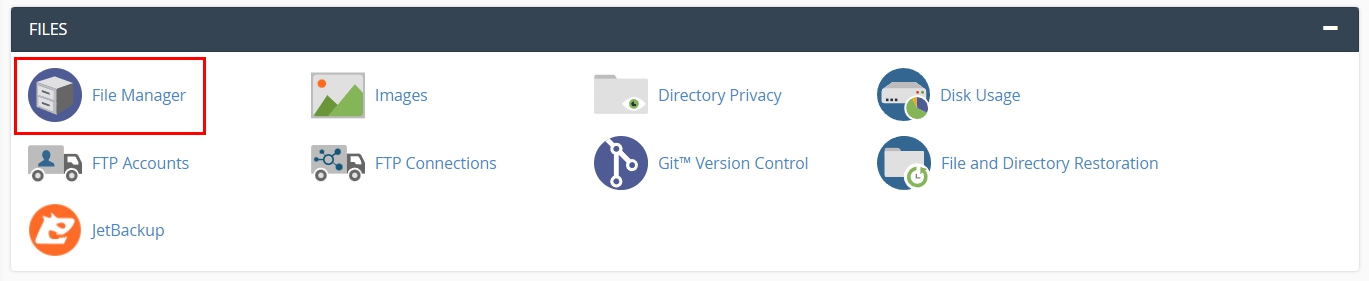 cPanel - FileManager