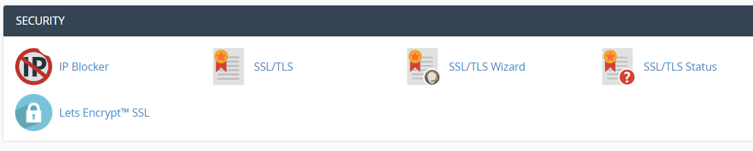 cPanel - Segurança